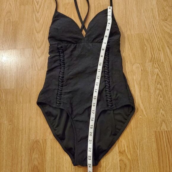 Jessica Simpson Rose Bay Textured One-Piece NEW - Picture 8 of 11